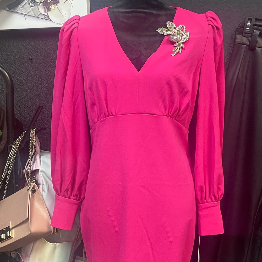 Calvin Klein V neck dress